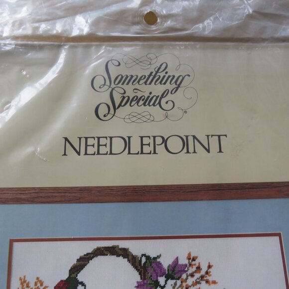 Poppies and Daisies Basket Picture Something Special Needlepoint Kit #30461 - Picture 7 of 8